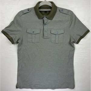 Banana Republic Mens Small‎ Green Three Button Polo